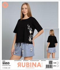 Женская пижама шортики и футболка от TM. Rubina Secret art.5553 5553 фото