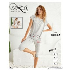 Женская пижама с бриджами TM. Sexen art. 88083-A 88083-A фото