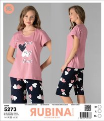 Женская пижама с бриджами Rubina Secret, Турция art. 5273 6009 фото