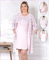 Комплект халат та нічна сорочка для вагітних Cotpark art. 16195 16195 фото