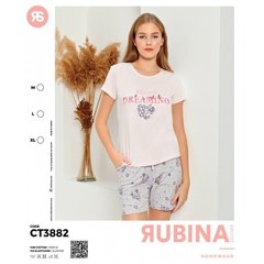 Жіноча піжама шорти та футболка Rubina Secret art.CT3882 CT3882 фото