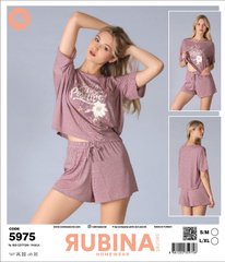 Жіноча піжама шортики та футболка від TM. Rubina Secret art.5975 5975 фото