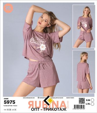Женская пижама шортики и футболка от TM. Rubina Secret art.5975 5975 фото
