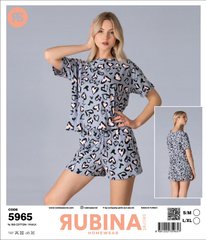 Женская пижама шортики и футболка от TM. Rubina Secret art.5965 5965 фото