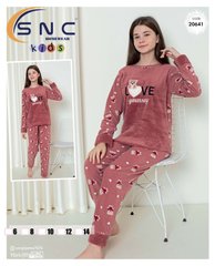 Пижама детская теплая флис и махра | ТМ. SNC art 20641 copy_20641 фото