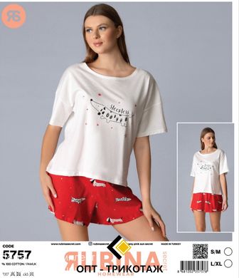 Женская пижама шортики и футболка от TM. Rubina Secret art.5757 5757 фото