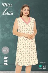 Женская сорочка из хлопока большого размера. Турция TM Miss Lolita art. 509-b 509-b фото