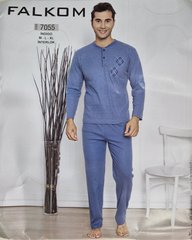 Мужская пижама теплая ткань кашемир TM. Falkom art. 7055-1 7055 фото