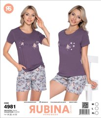 Женская пижама шортики и футболка от TM. Rubina Secret art.4981 4981 фото