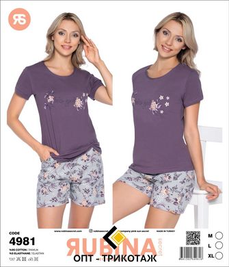 Женская пижама шортики и футболка от TM. Rubina Secret art.4981 4981 фото