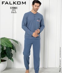 Мужская пижама теплая ткань кашемир TM. Falkom art. 7062-1 7062 фото