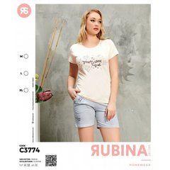 Жіноча піжама шорти та футболка Rubina Secret art.C3774 C3774 фото