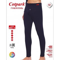 Мужские термо - штаны синего цвета от TM Cotpark 9002-14 фото