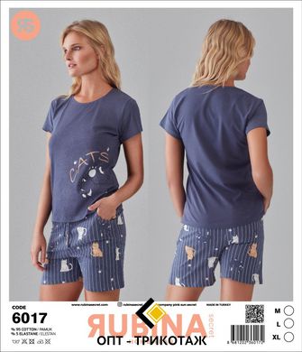 Жіноча піжама шортики та футболка від TM. Rubina Secret art.6017 6017 фото