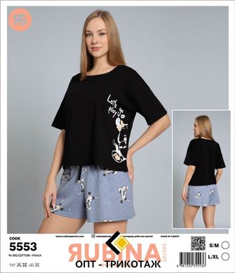 Женская пижама шортики и футболка от TM. Rubina Secret art.5553 5553 фото