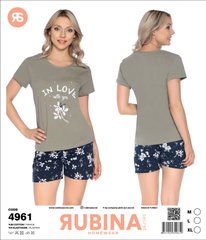 Женская пижама шортики и футболка от TM. Rubina Secret art.4961 4961 фото