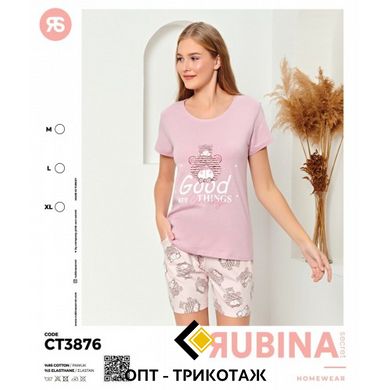 Женская пижама шорты и футболка Rubina Secret art.CT3876 CT3876 фото