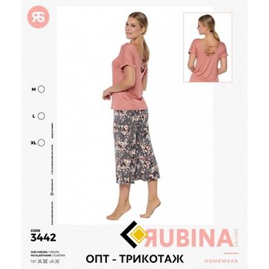 Женская пижама с бриджами из вискозы Rubina Secret, Турция art. 3442 3442 фото