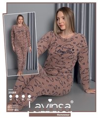 Пижама женская теплая флисовая ТМ. Lavinsa art 20564 20564 фото