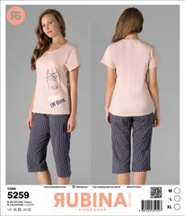 Жіноча піжама з бриджами Rubina Secret Туреччина art. 5259 5259 фото