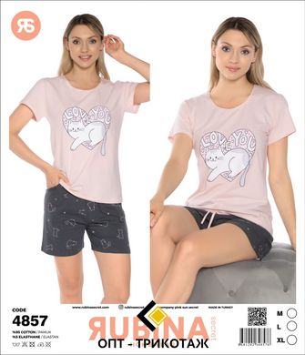 Жіноча піжама шортики та футболка від TM. Rubina Secret art.4857 4961 фото