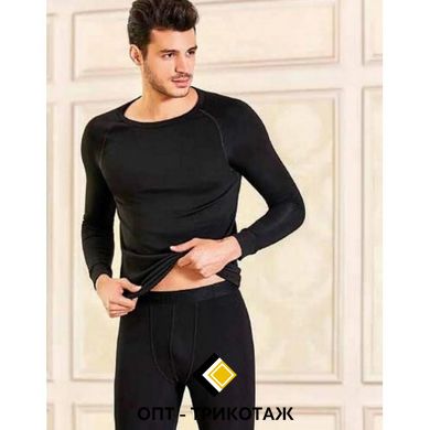 Мужское термобелье комплектом кофта и штаны черного цвета от TM Berrak 756KH фото
