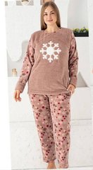 Пижама батал теплая флис и махра | ТМ. SNC art 20299 | ростовка - 4шт 20299 фото