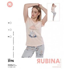 Жіноча піжама штани та футболка Rubina Secret Туреччина art. 3176