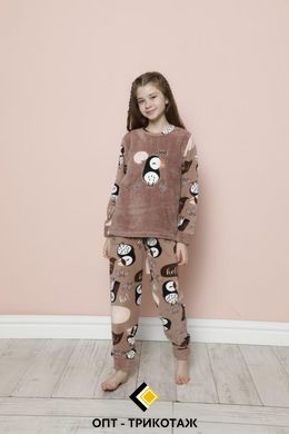 Пижама детская теплая флис и махра | ТМ. SNC art 20238-1 | ростовка - 5шт 20238-1 фото
