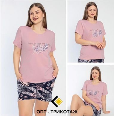 Женская пижама батал шорты и футболка Rubina Secret Турция art.4460 4460 фото