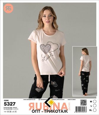 Женская пижама штаны и футболка Rubina Secret art. 5327 5327 фото