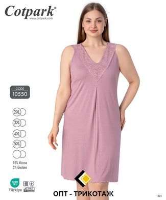 Жіноча нічна сорочка великого розміру з віскози Сotpark art. 10550 10550 фото