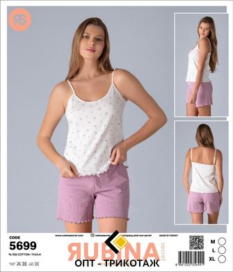 Женская пижама шортики и футболка от TM. Rubina Secret art.5699 5699 фото