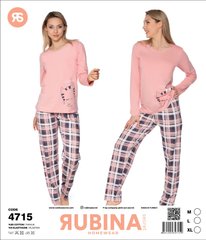 Женская пижама штаны и футболка длинный рукав Rubina Secret art. 4715 4715 фото