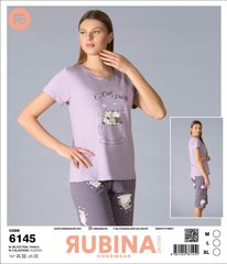 Елегантна жіноча піжама з бриджами Rubina Secret (Туреччина) - Арт. 6145 6145 фото