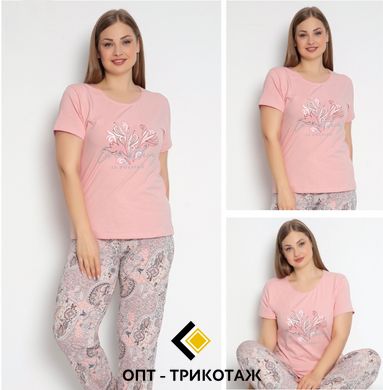 Женская пижама батал футболка и штаны TM Rubina art. 4434 4434 фото