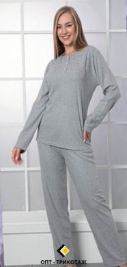 Женская пижама интерлок однотонная | TM. SNC art 20267 | ростовка - 4шт 20267 фото