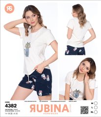 Жіночий комплект з шортами та футболка Rubina Secret art.4382 4382 фото