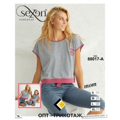 Жіноча піжама з бриджами TM. Sexen art. 88017-A 88017-A фото