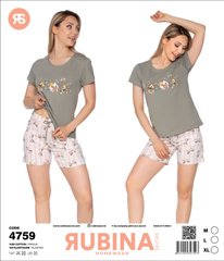 Жіноча піжама шортики та футболка від TM. Rubina Secret art.4759 4759 фото