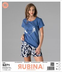 Женская пижама шортики и футболка от TM. Rubina Secret art.5271 5211 фото