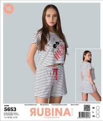 Жіноча піжама шортики та футболка від TM. Rubina Secret art.5653 5653 фото