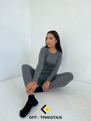 Термобілизна жіноча комплект сірого кольору TM. Cotpark 9010-06 фото