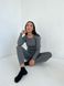 Термобілизна жіноча комплект сірого кольору TM. Cotpark 9010-06 фото 2