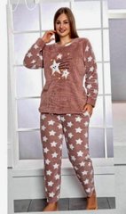 Пижама батал теплая флис и махра | ТМ. SNC art 20296-1 | ростовка - 4шт 20296-1 фото