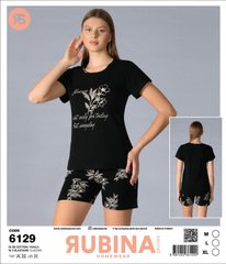 Жіноча піжама шортики та футболка від TM. Rubina Secret art.6129 6129 фото