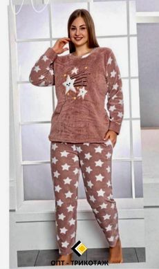 Пижама батал теплая флис и махра | ТМ. SNC art 20296-1 | ростовка - 4шт 20296-1 фото
