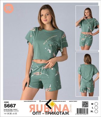 Женская пижама шортики и футболка от TM. Rubina Secret art.5667 5667 фото