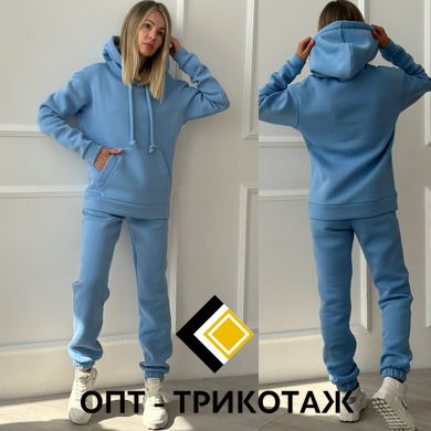 Спортивний костюм блакитний теплий три-нитка на флісі art. 0339 1_0339 фото