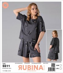 Женская пижама шортики и футболка от TM. Rubina Secret art.5511 5511 фото